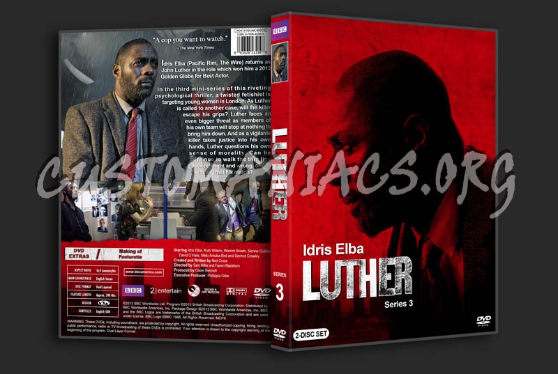 Luther - Series 1-4 dvd cover