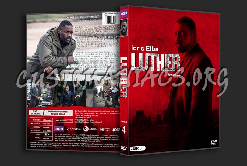 Luther - Series 1-4 dvd cover