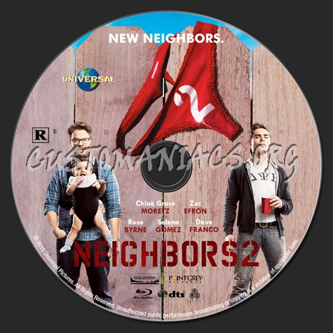 Neighbors 2: Sorority Rising blu-ray label