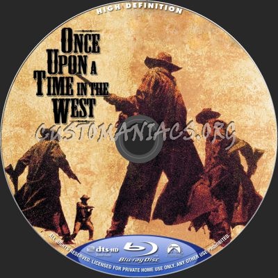 Once Upon A Time In The West blu-ray label