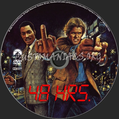 48 Hrs. dvd label