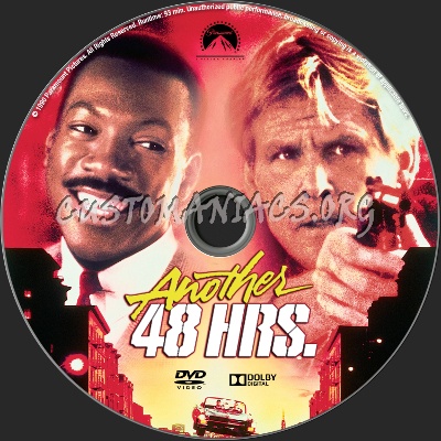 Another 48 Hrs. dvd label