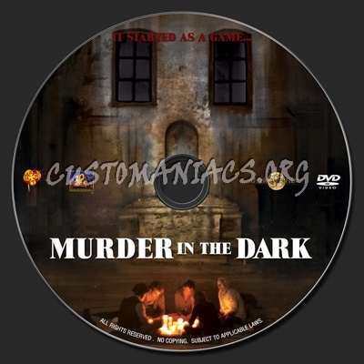 Murder In The Dark (2013) dvd label