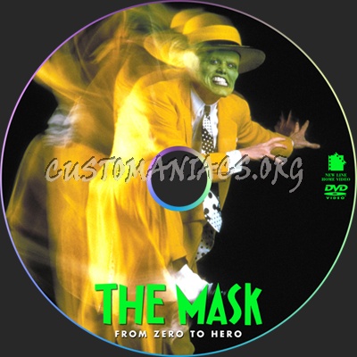 The Mask dvd label