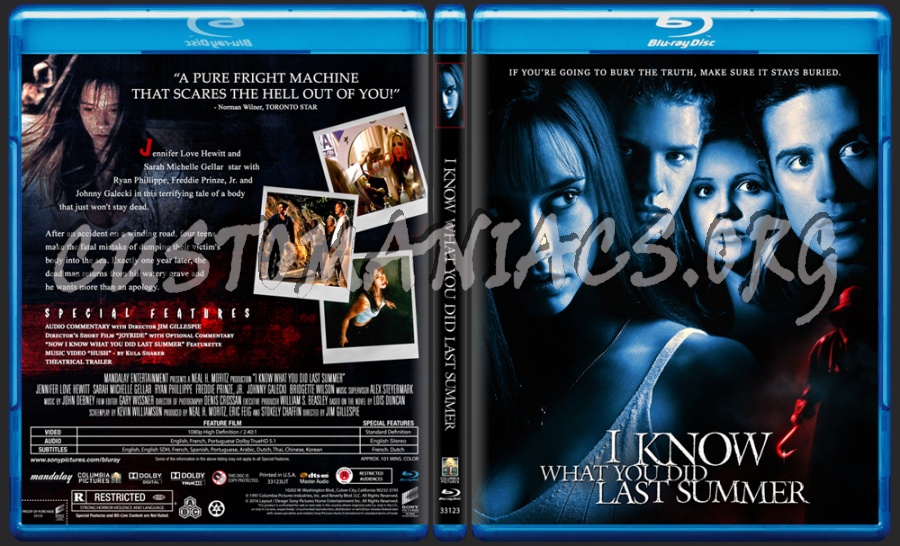 I Know What You Did Last Summer blu-ray cover