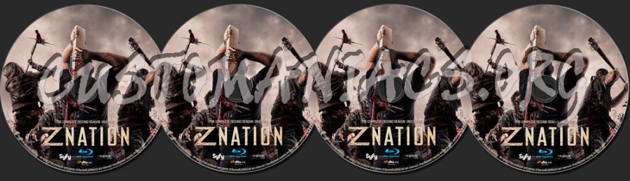 Z Nation Season 2 blu-ray label