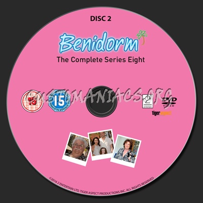 Benidorm Series 8 dvd label