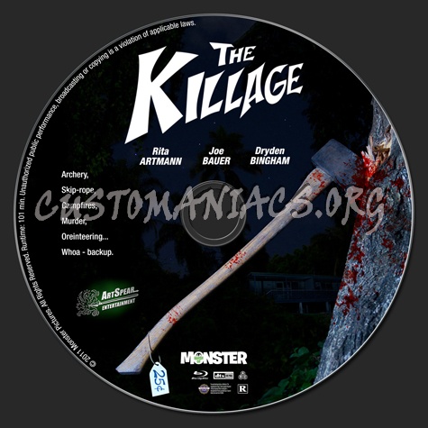 The Killage blu-ray label