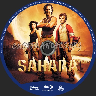 Sahara blu-ray label