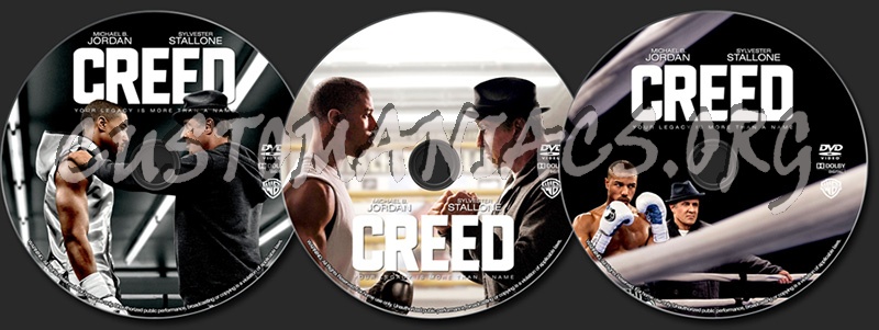 Creed (2015) dvd label