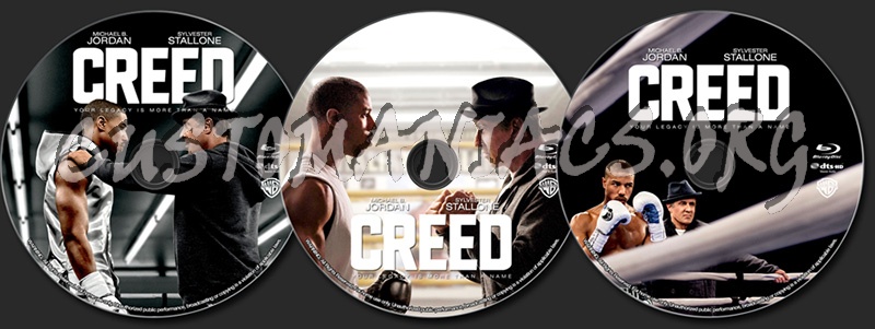 Creed (2015) blu-ray label