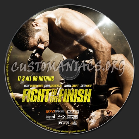 Fight to the Finish blu-ray label