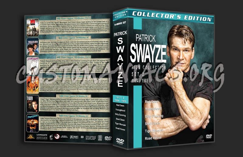 Patrick Swayze Film Collection - Set 2 (1984-1989( dvd cover