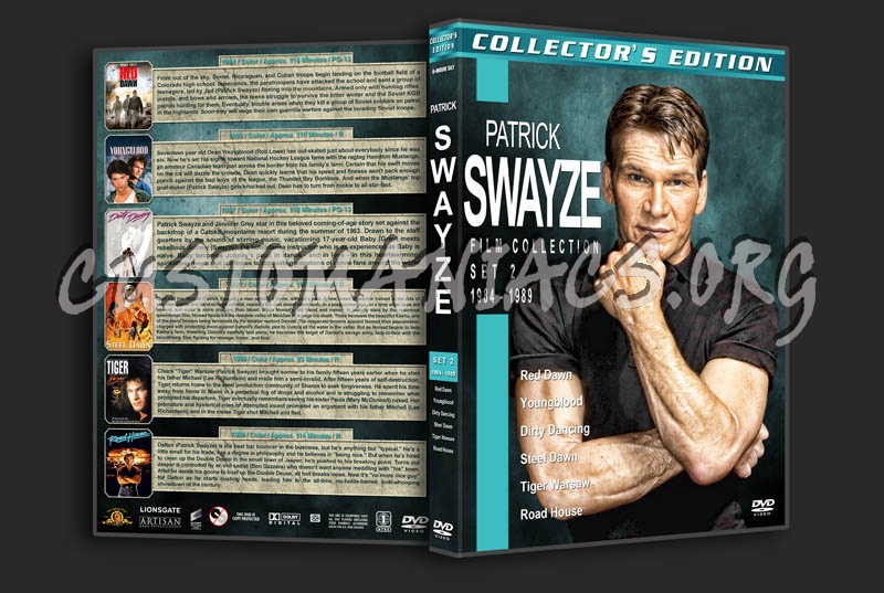 Patrick Swayze Film Collection - Set 2 (1984-1989( dvd cover