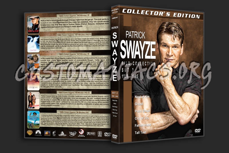 Patrick Swayze Film Collection - Set 3 (1989-1995) dvd cover