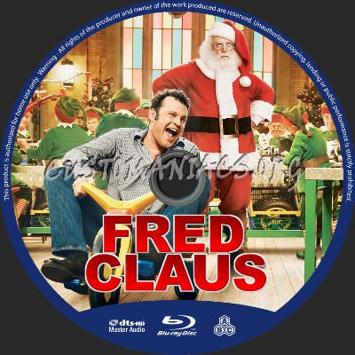 Fred Claus blu-ray label