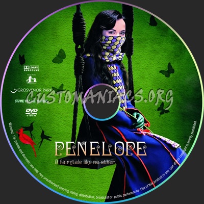 Penelope dvd label