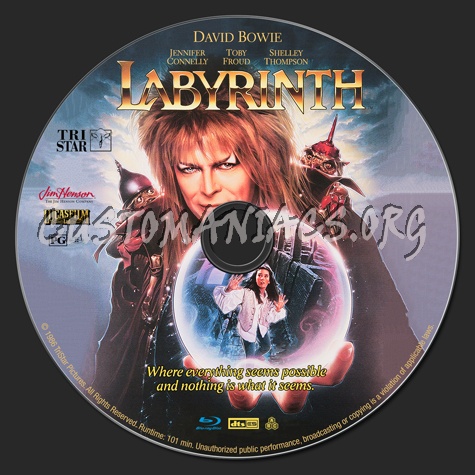 Labyrinth blu-ray label