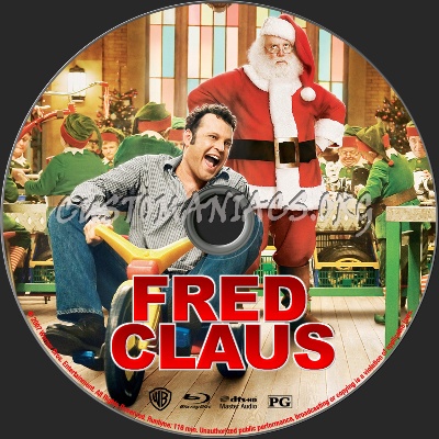 Fred Claus blu-ray label