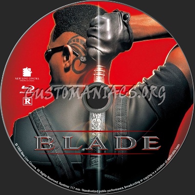 Blade blu-ray label