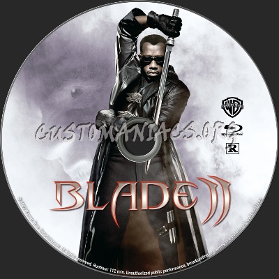 Blade II blu-ray label