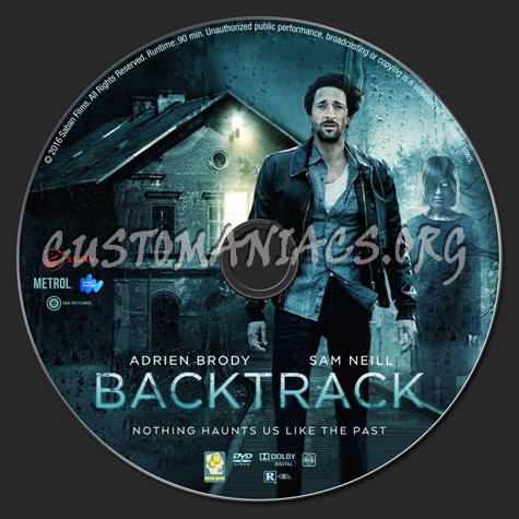 Backtrack (2016) dvd label