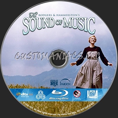 The Sound of Music blu-ray label