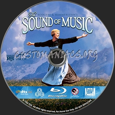 The Sound of Music blu-ray label