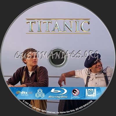 Titanic blu-ray label