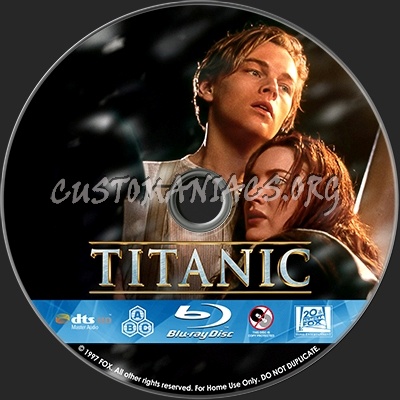 Titanic blu-ray label