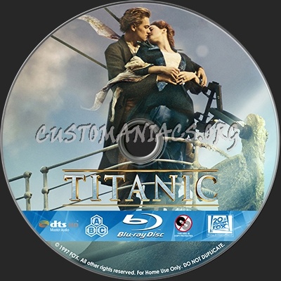 Titanic blu-ray label