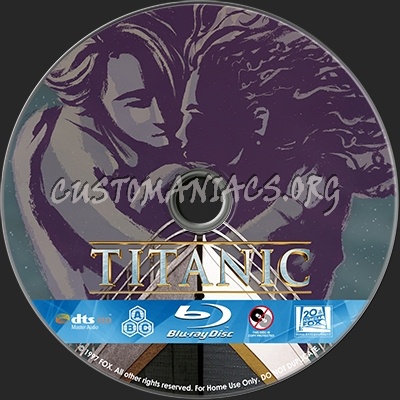 Titanic blu-ray label