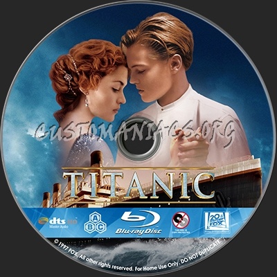 Titanic blu-ray label