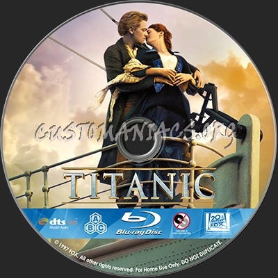 Titanic blu-ray label