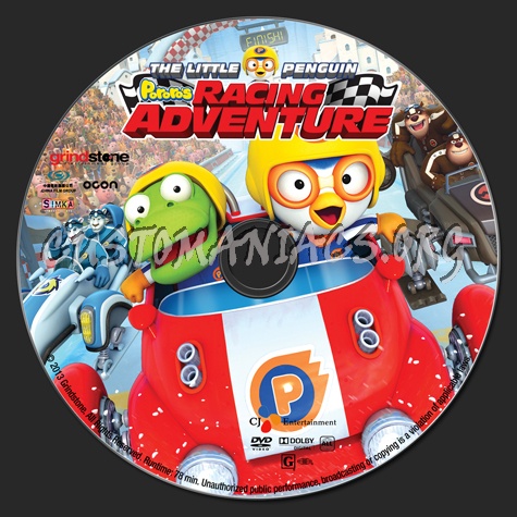 The Little Penguin Pororo's Racing Adventure dvd label