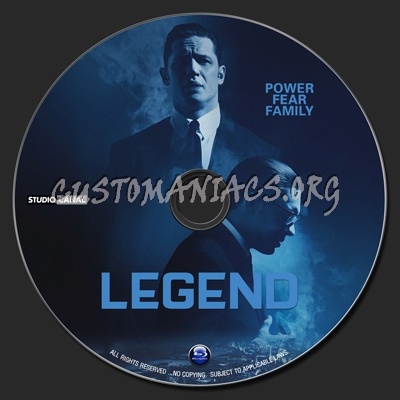 Legend (2015) blu-ray label