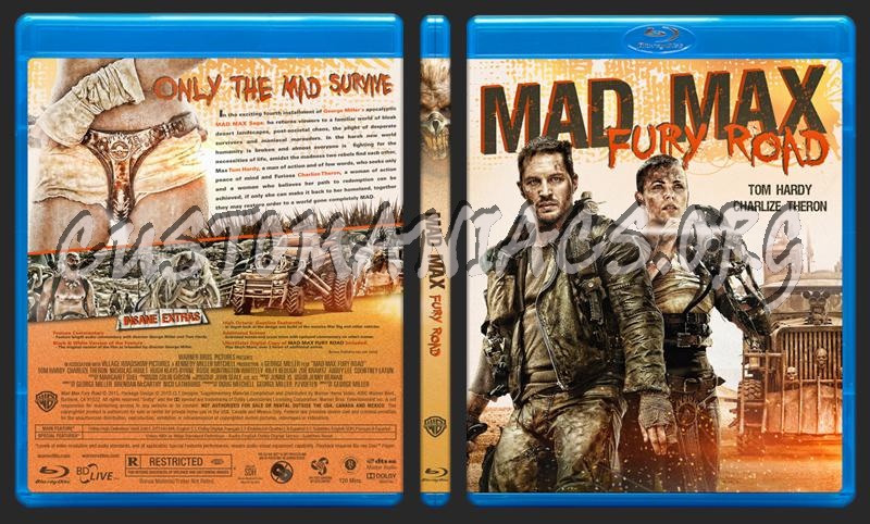 Mad Max Fury Road blu-ray cover