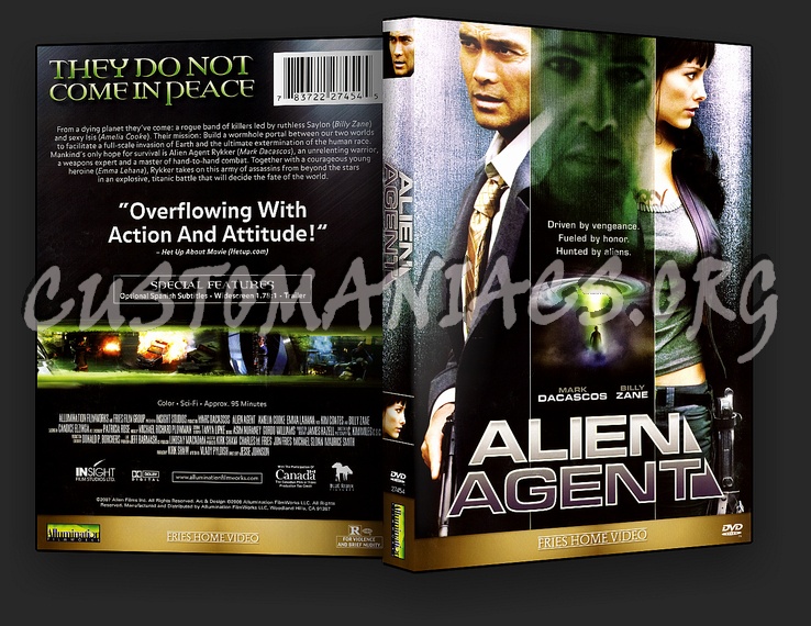 Alien Agent dvd cover - DVD Covers & Labels by Customaniacs, id: 38743 ...