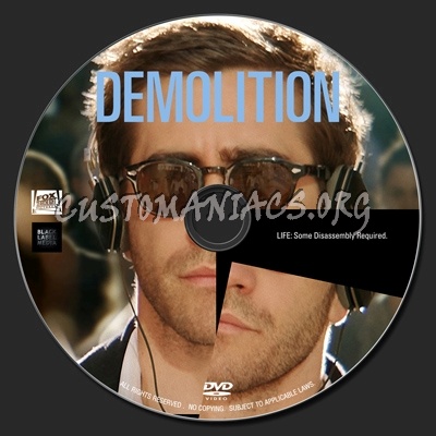 Demolition (2016) dvd label