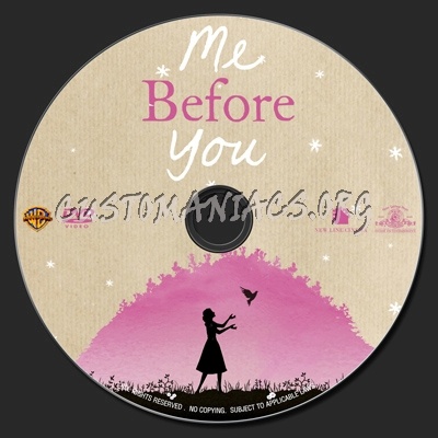 Me Before You (2016) dvd label