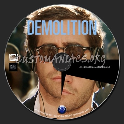 Demolition (2016) blu-ray label