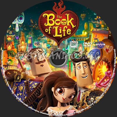 The Book of Life dvd label