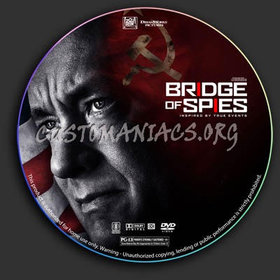 Bridge of Spies dvd label