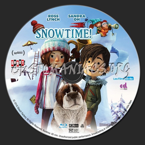 Snowtime! blu-ray label