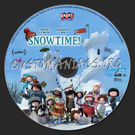 Snowtime! blu-ray label