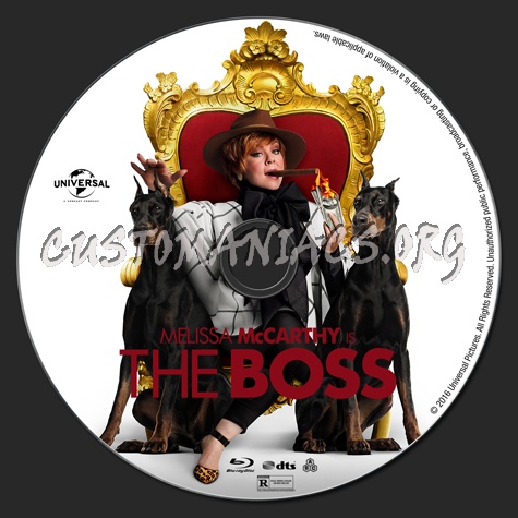 The Boss blu-ray label