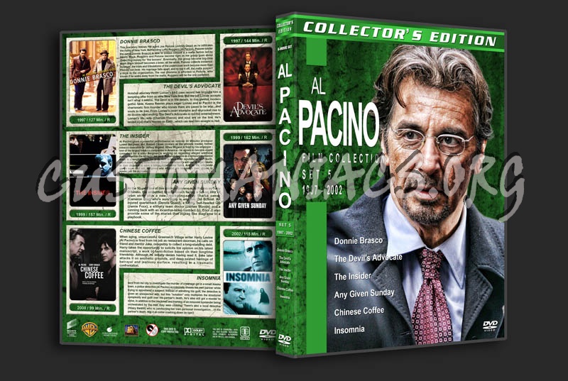 Al Pacino Film Collection - Set 5 (1997-2002) dvd cover