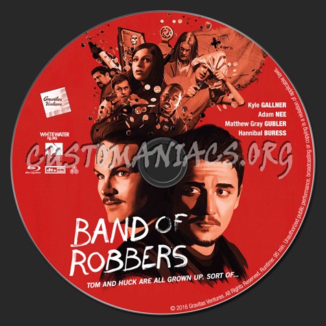 Band of Robbers blu-ray label