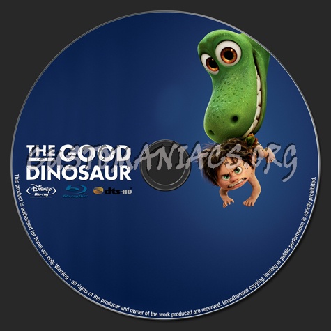 The Good Dinosaur blu-ray label