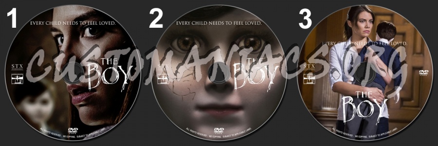 The Boy (2016) dvd label